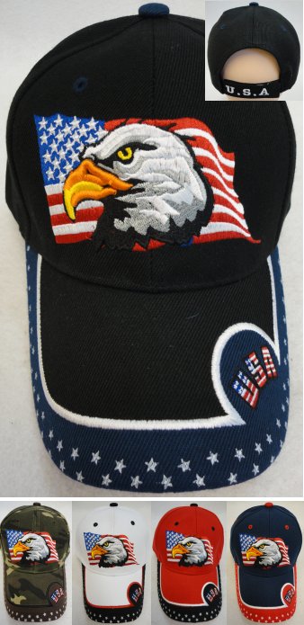 Eagle/Flag HAT [USA/Stars on Bill]